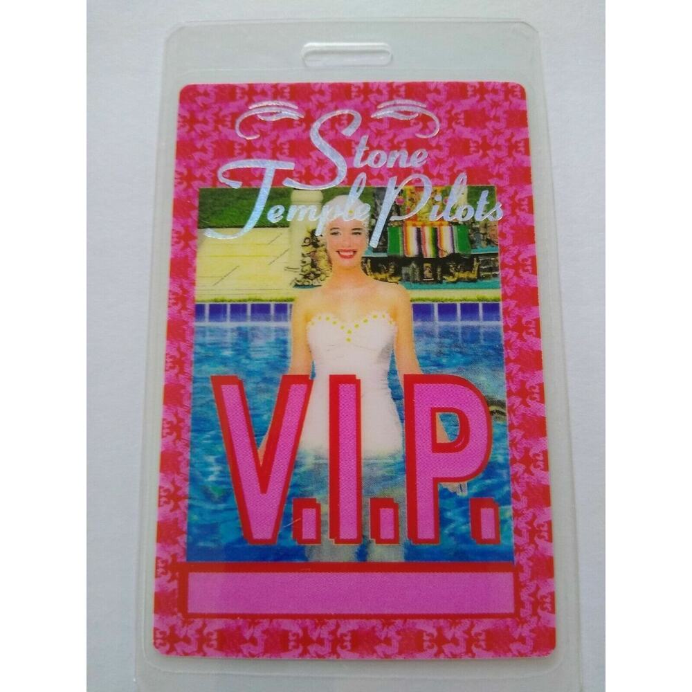 Stone Temple Pilots Tiny Music VIP Backstage Pass Original 1996 Hard Rock STP